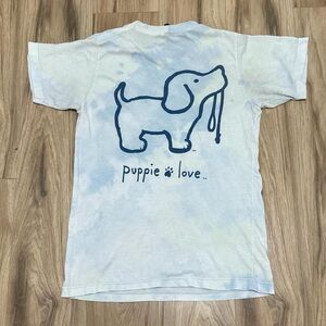 Blue Graphic Dog T-Shirt